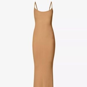 Skims Tan Maxi Dress